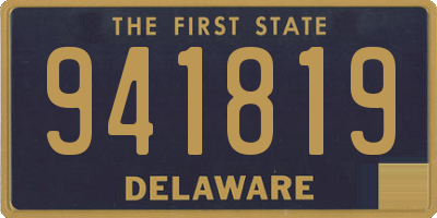 DE license plate 941819