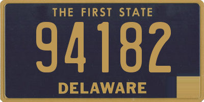 DE license plate 94182
