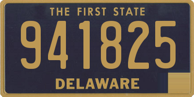 DE license plate 941825