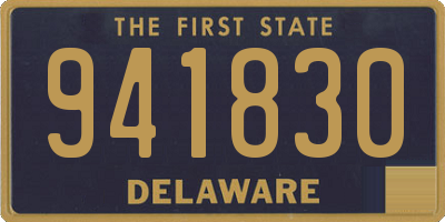 DE license plate 941830
