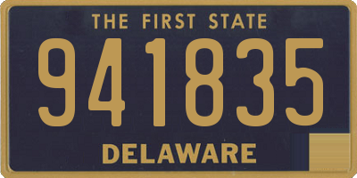 DE license plate 941835