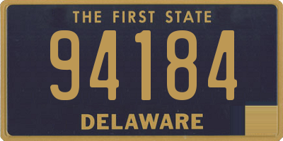 DE license plate 94184