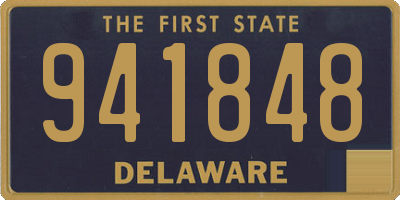 DE license plate 941848
