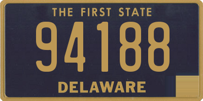 DE license plate 94188