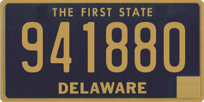 DE license plate 941880
