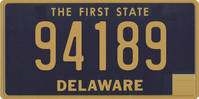 DE license plate 94189