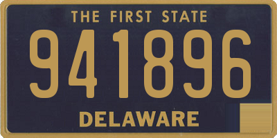 DE license plate 941896