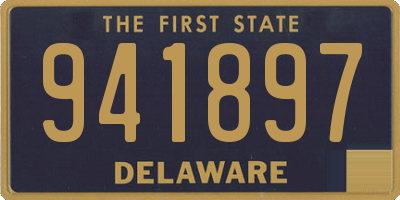 DE license plate 941897