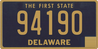 DE license plate 94190