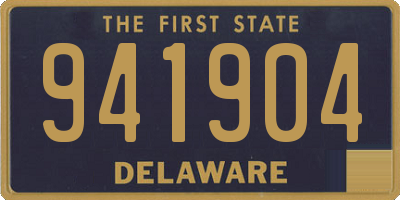 DE license plate 941904