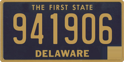 DE license plate 941906