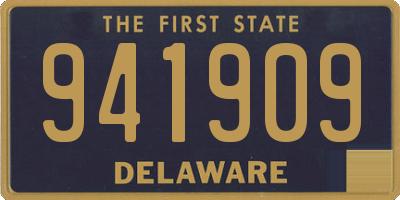 DE license plate 941909