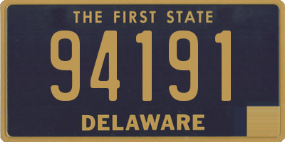 DE license plate 94191