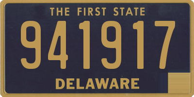 DE license plate 941917