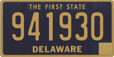 DE license plate 941930