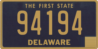 DE license plate 94194