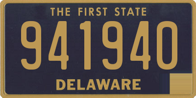 DE license plate 941940