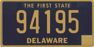 DE license plate 94195