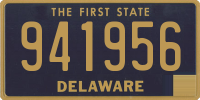 DE license plate 941956
