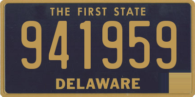 DE license plate 941959