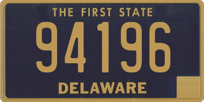 DE license plate 94196