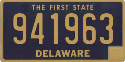 DE license plate 941963