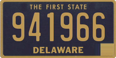 DE license plate 941966