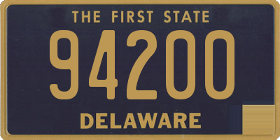 DE license plate 94200