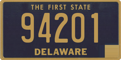 DE license plate 94201