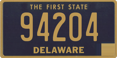 DE license plate 94204