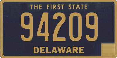 DE license plate 94209