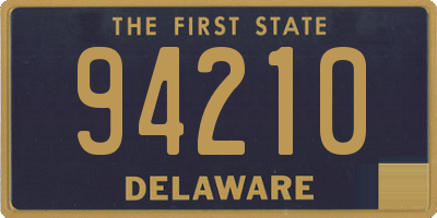 DE license plate 94210