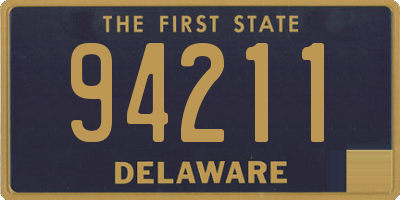 DE license plate 94211