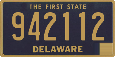 DE license plate 942112