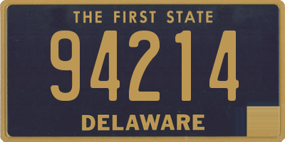 DE license plate 94214