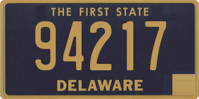 DE license plate 94217