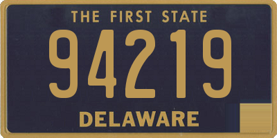 DE license plate 94219