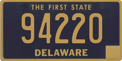 DE license plate 94220
