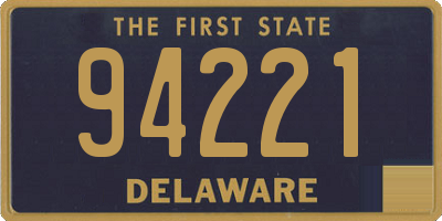 DE license plate 94221
