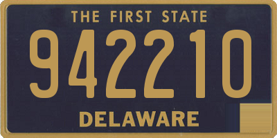 DE license plate 942210