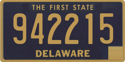 DE license plate 942215