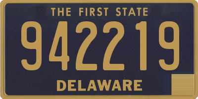 DE license plate 942219