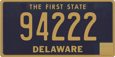 DE license plate 94222