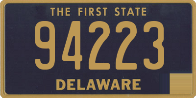 DE license plate 94223