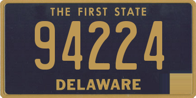 DE license plate 94224