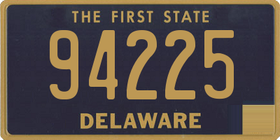 DE license plate 94225