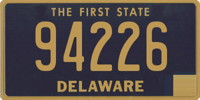 DE license plate 94226