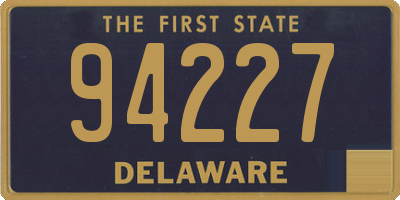DE license plate 94227