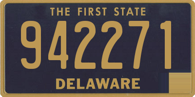 DE license plate 942271