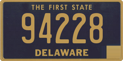 DE license plate 94228